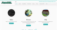 Desktop Screenshot of frogtek.net